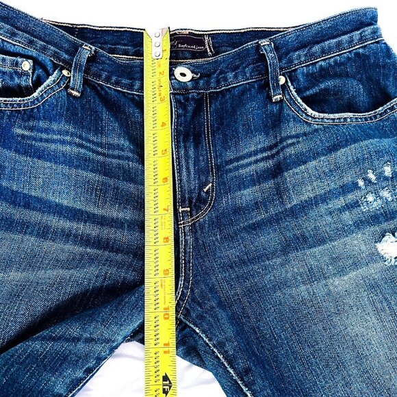 Rare Women's Levi's boyfriend jeans 100% cotton unique trademark blank red tab - Picture 8 of 12